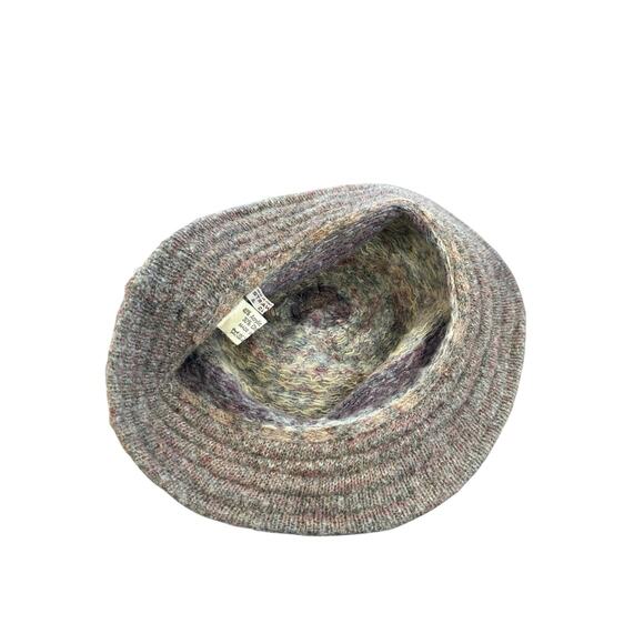 VTG Wool Blend Made In Italy One Size Knit Beanie Hat Strawbridge Clothier main image 5